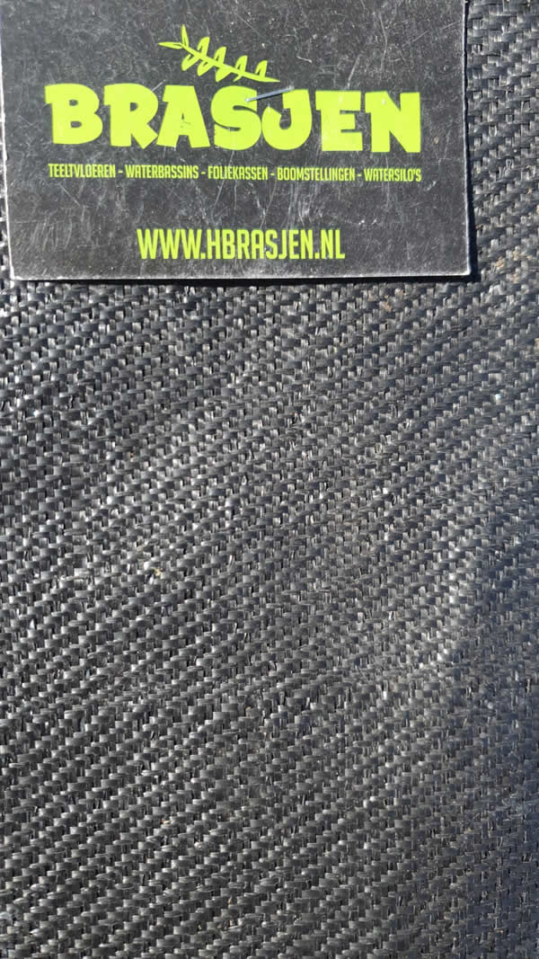 Zwart gronddoek 200 grams